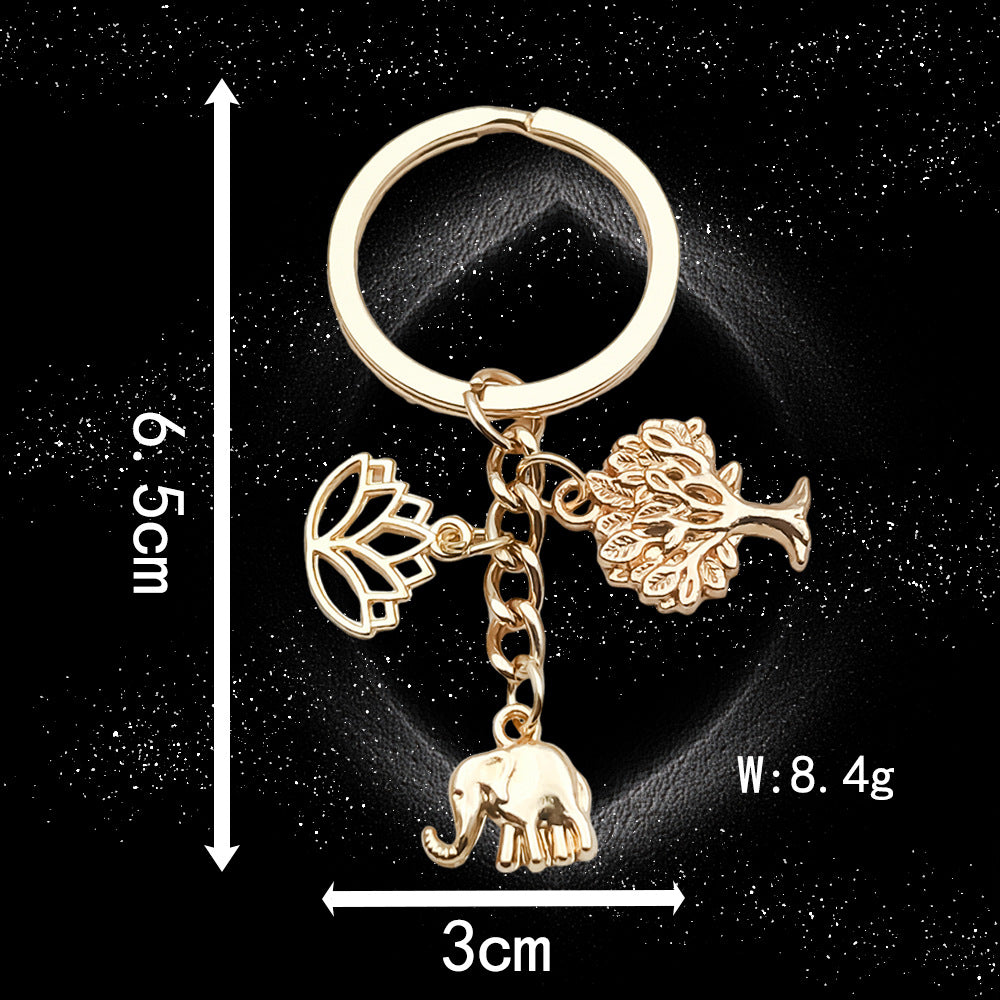 Antique silver oil drop key creative accessories